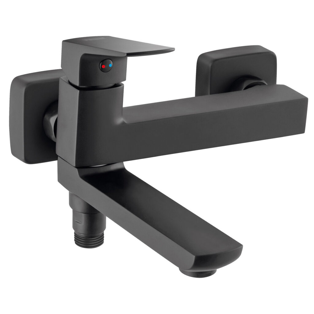 Μπαταρία λουτρού VITTO Black BVI1RVLBL FERRO