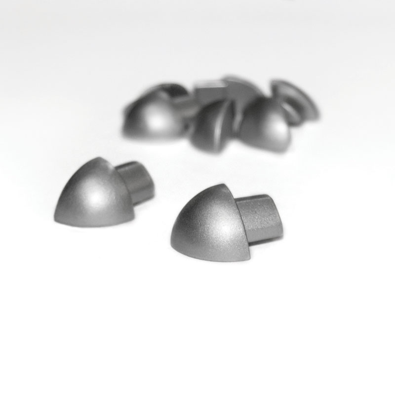 Τελείωμα προφίλ SILVER Shine CF8-S KARAG 8mm