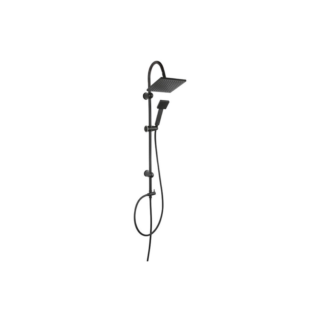 Κολόνα σταθερού ντους SQUERTO Black NP22-BL FERRO
