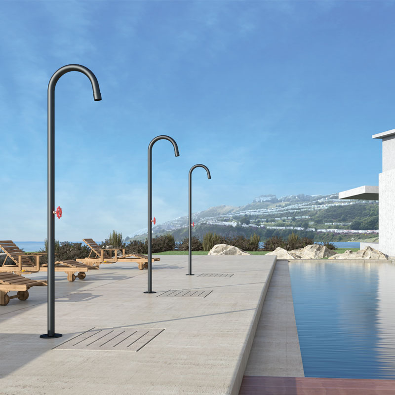 Κολόνα ντους εξωτερικού χώρου PYLON Black KARAG