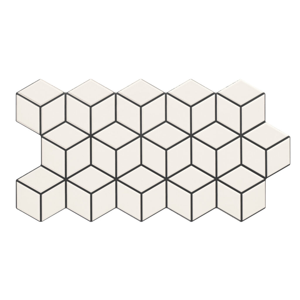Πλακάκι RHOMBUS Snow KARAG 26,5x51cm