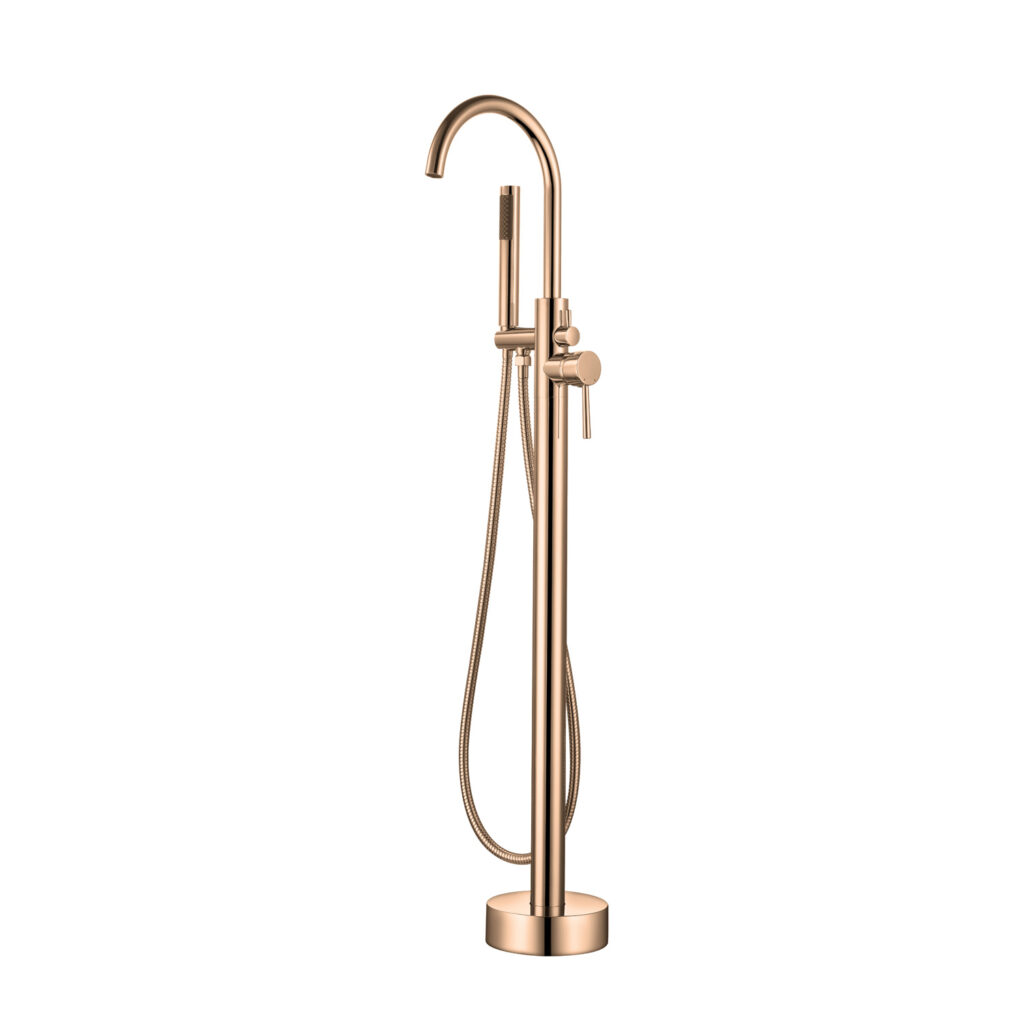 Επιδαπέδια μπαταρία λουτρού ARTEMIS Rose Gold S12323-RG KARAG