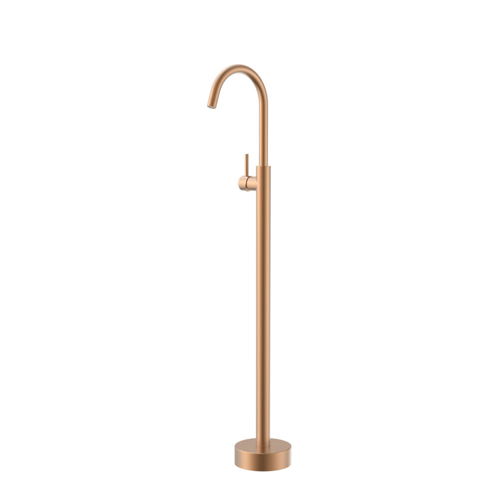 Επιδαπέδια μπαταρία νιπτήρος ARTEMIS Rose Gold S28223-RG KARAG