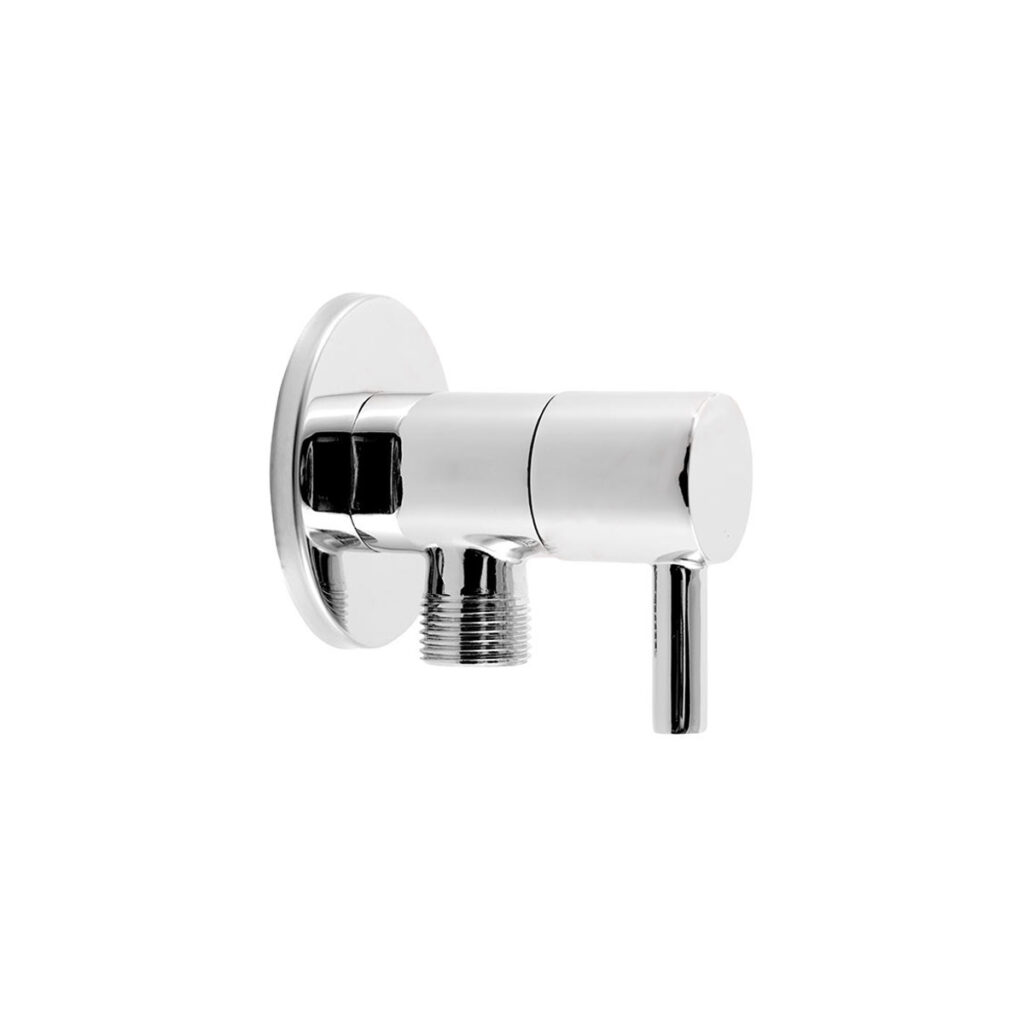 Γωνιακός διακόπτης ροής Χρωμέ Z295 FERRO 1/2x3/8"